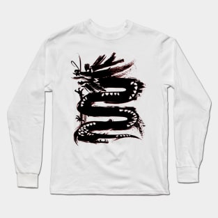 Dragon Black Long Sleeve T-Shirt